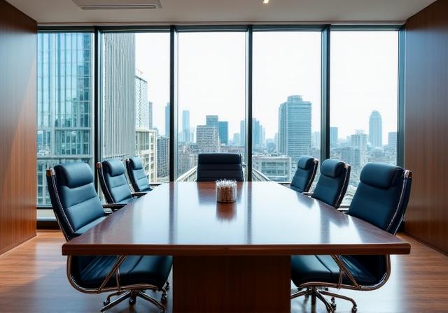 Modern professional law office boardroom representing corporate excellence